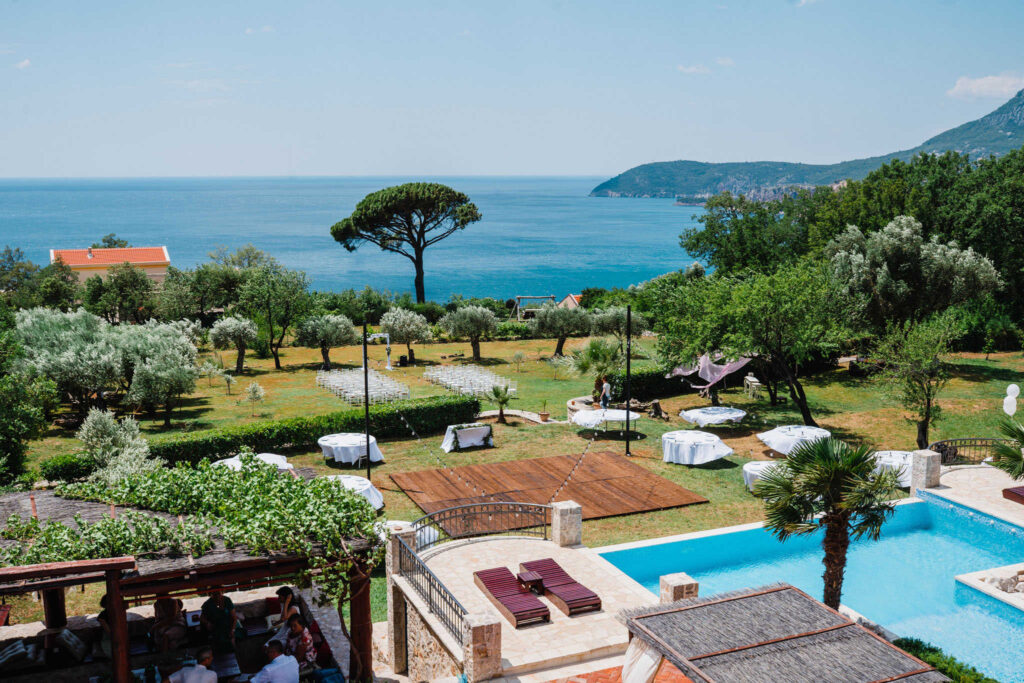 talici hill wedding villa view