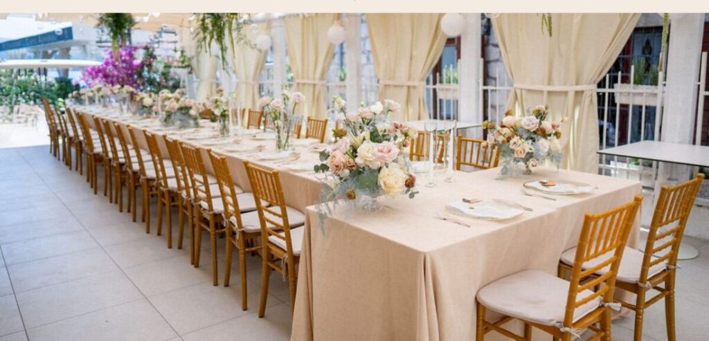 perast wedding villa table 2