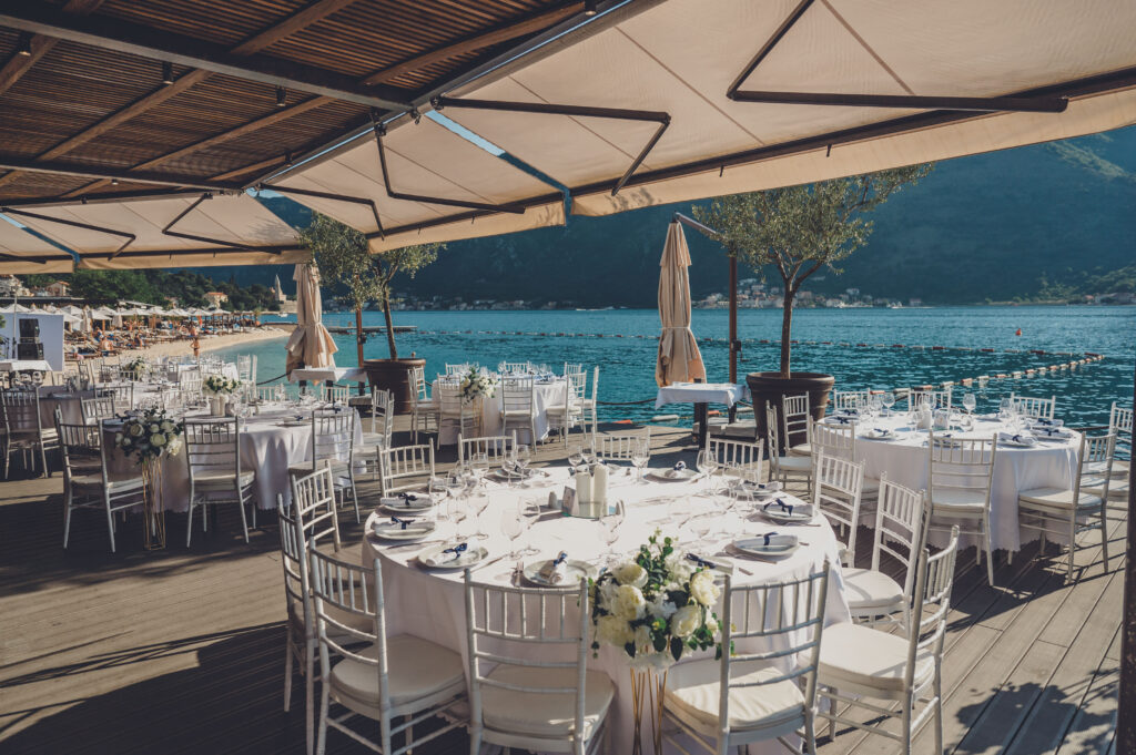 Huma Kotor bay wedding settings