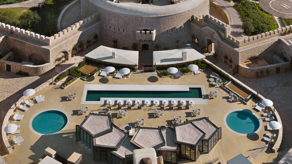 Wedding at Mamula island setting