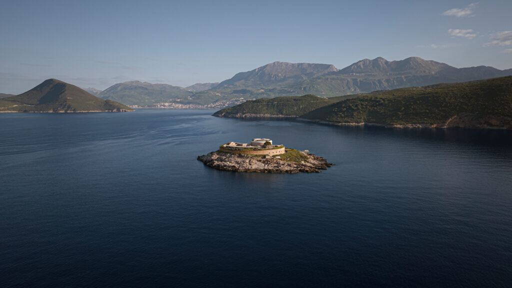 Mamula Island by Banyan Tree Boka Bay entrance view wedding